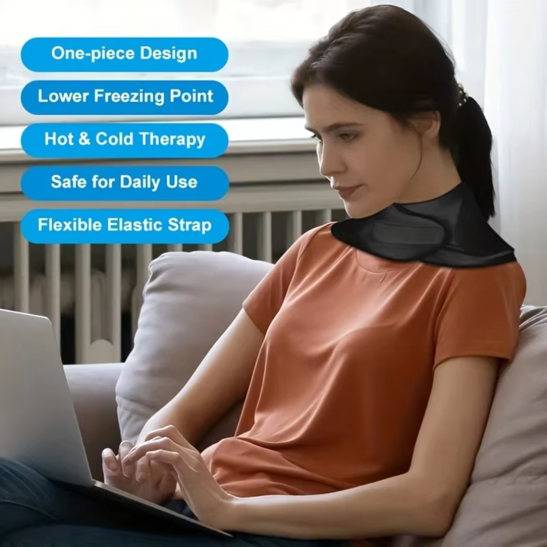 360° Hot &amp; Cold Therapy ChillMigraine Neck Wrap | Instant Pain Relief &amp; Comfort